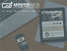 Tablet Screenshot of mswebpros.com